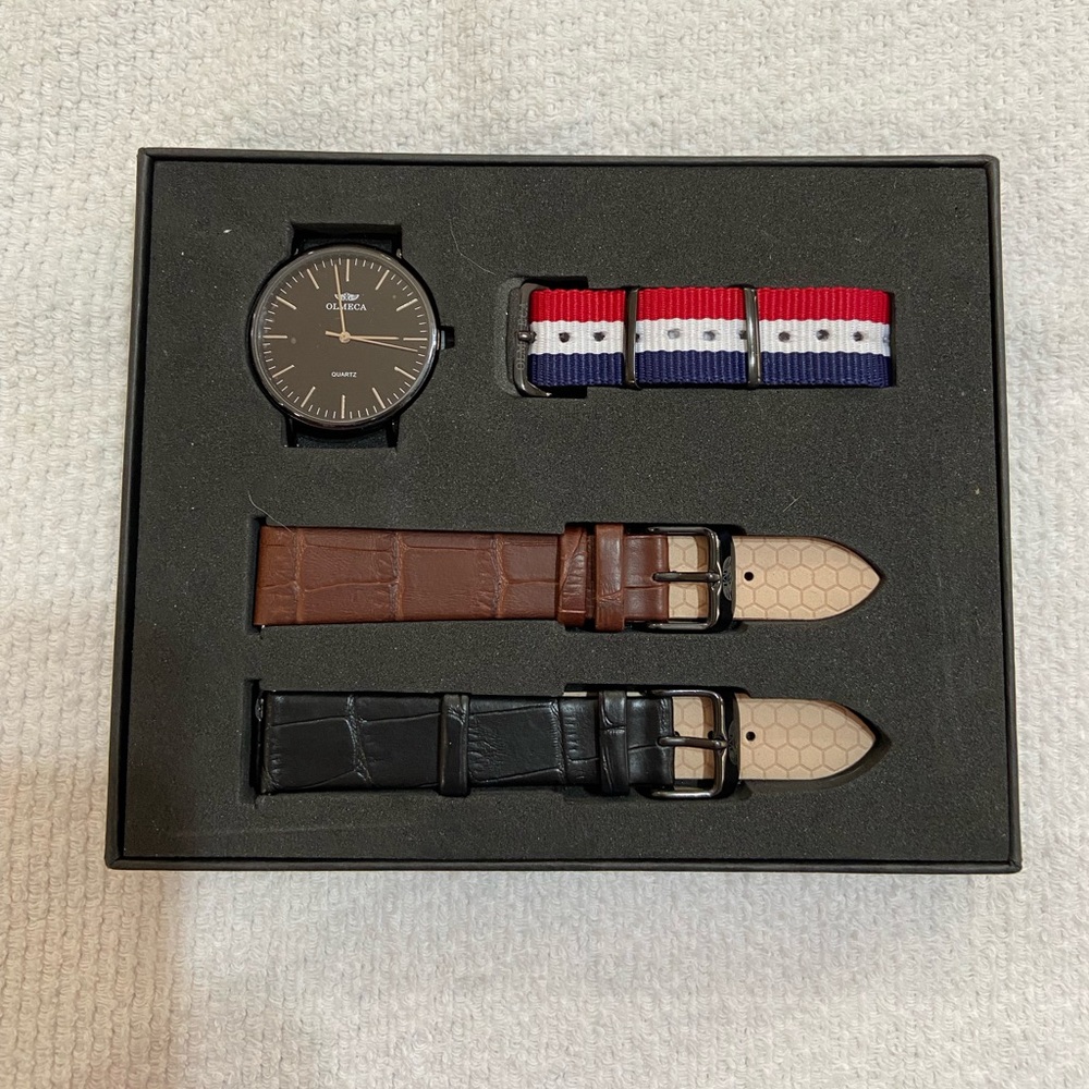NWOT Olmeca Men’s watch set